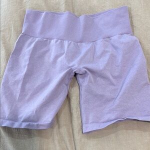 NVGTN Women's High Waist Shorts - Light Purple